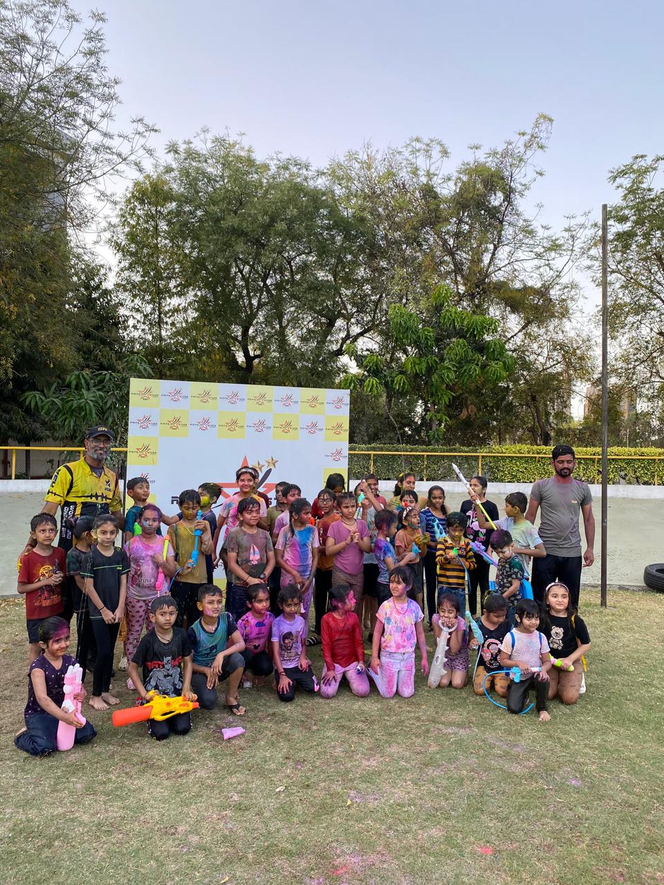Holi Group Photo